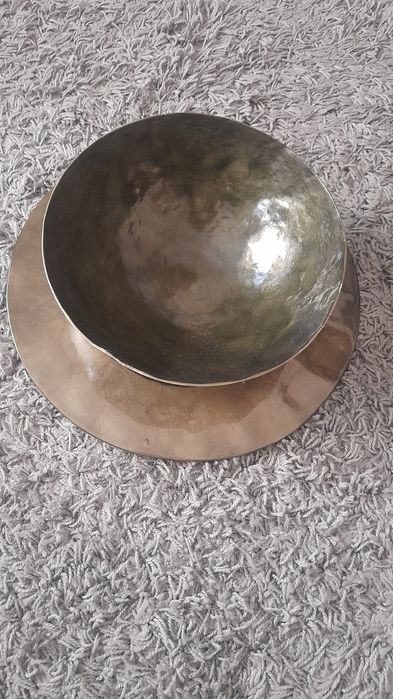 Conjuntos de Prato e Taça em Casquinha.