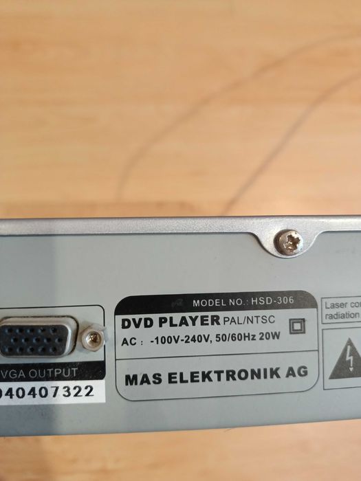Плеєр dvd, Xoro hsd-306 pro dvd програвач