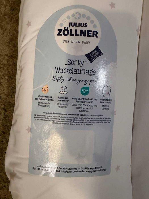 Mata do przewijania Julius Zöllner Softy 75 cm Koala – Nowa / Stan idealny