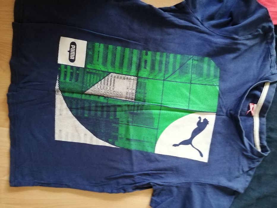 Letnie koszulki ,T-shirt dla chłopca roz. 142-146 cm, zestaw Puma