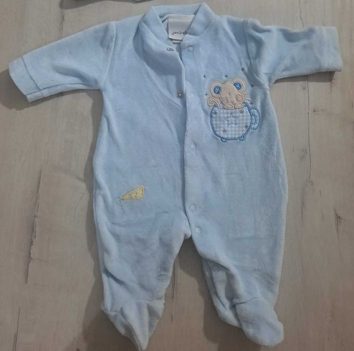 Body pijama de inverno para bebé dos 1 aos 2 meses