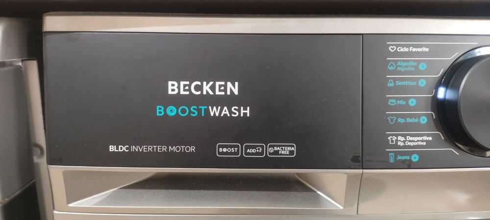 Máquina de Lavar Roupa BECKEN BOOSTWASH BWM8812IX (8 kg - 1400 rpm - I