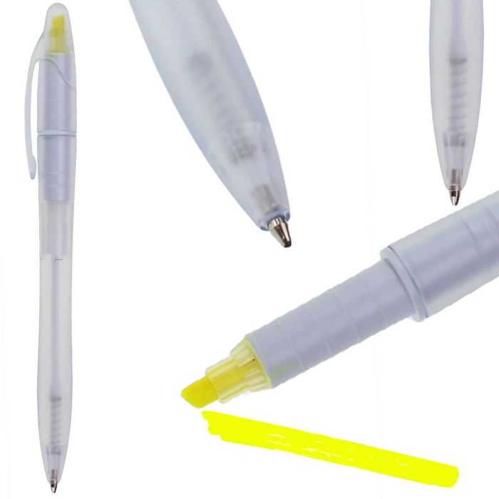 Długopis z zakreślaczem zestaw 10sztuk! automatyczny