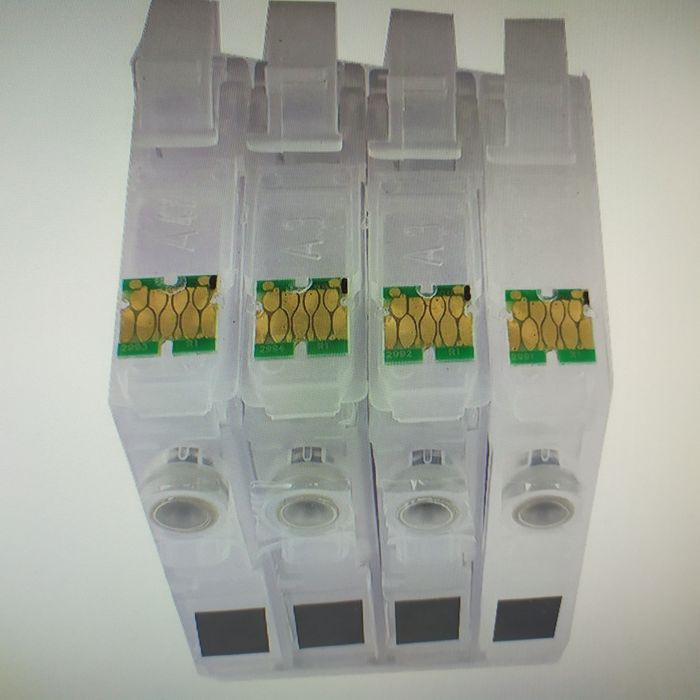 4x Refillable Ink Cartridges T27 T2711 Epson Auto-Reset64550514442881121