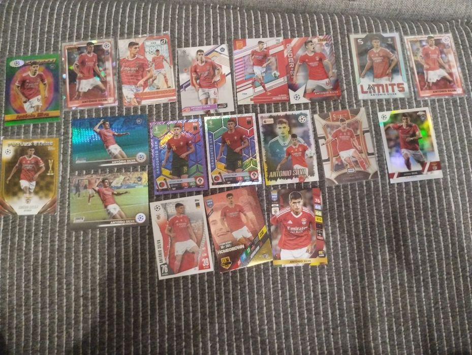 Topps panini Antonio Silva rookie /250 benfica Portugal karty opis