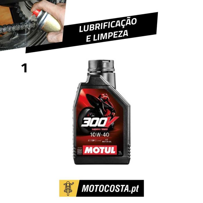 Gama Motul: Lubrificantes, Óleos de Travão e Limpeza – Proteção Total para Moto, Scooter, ATV e Bicicleta
