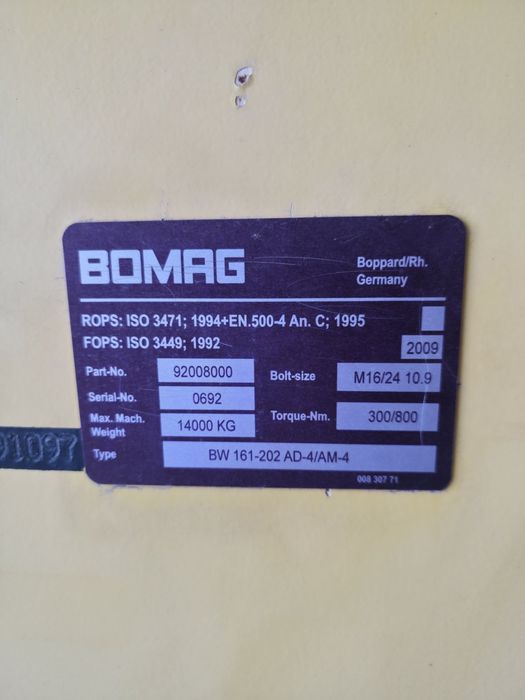 Коток BOMAG  BW 161 AD-4