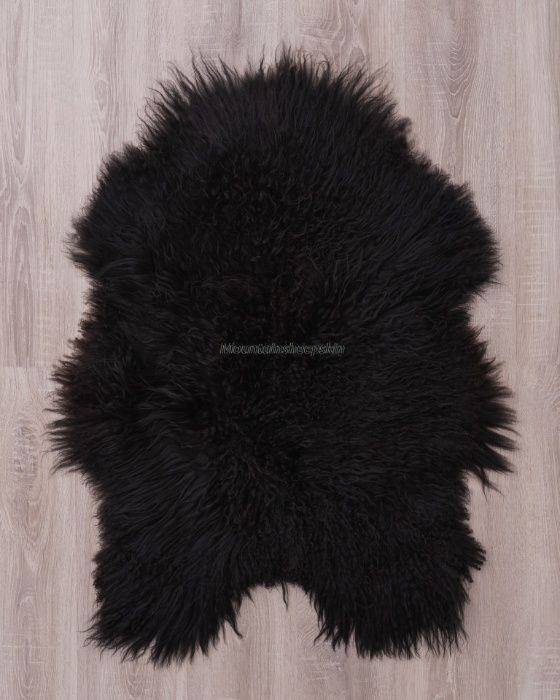 Dywanik Skóra Owcza Naturalna Kręcony Włos 90-110 cm