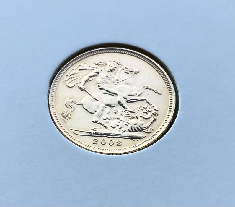 Moeda libra de ouro 2003 (gold sovereign)
