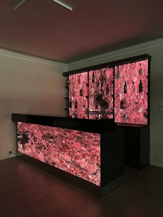 Bar restauracyjny. bar rgb, barek domowy