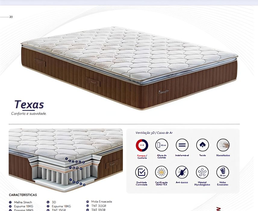 Promoção a partir de 150€ Vários Tamanhos e Modelos - Colchões de Fábr