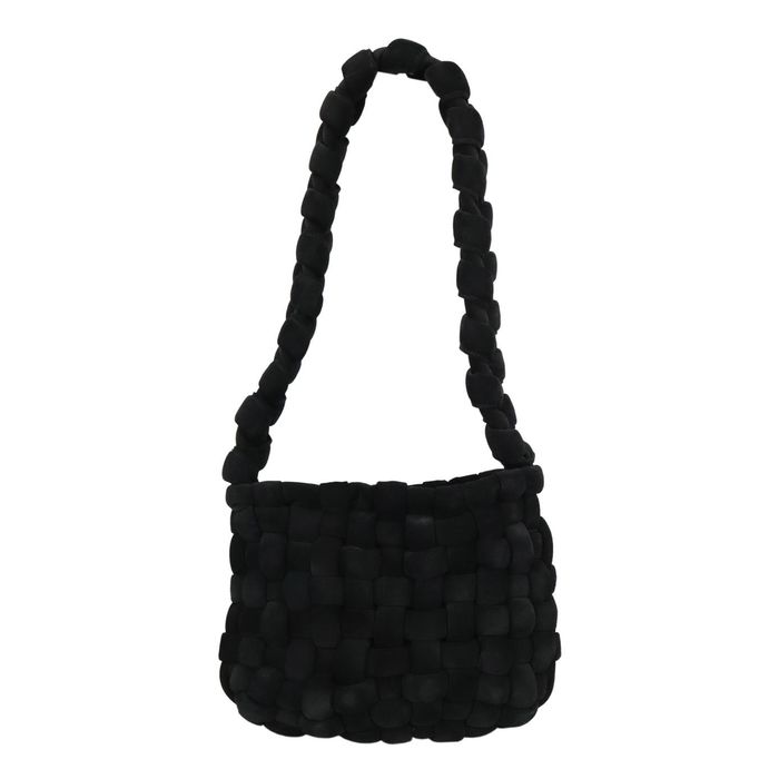 Torba damska A.W.A.K.E. MODE na ramię, czarna, materiałowa, torba typu crossbody ACS4873