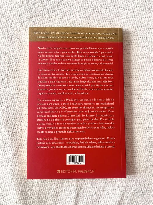 Livro O homem que aprendeu a dar para receber