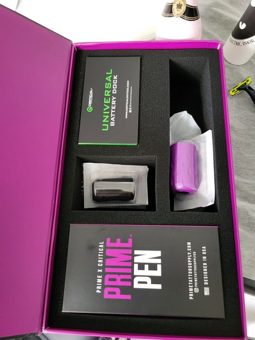 Conjunto máquina tatuar nova