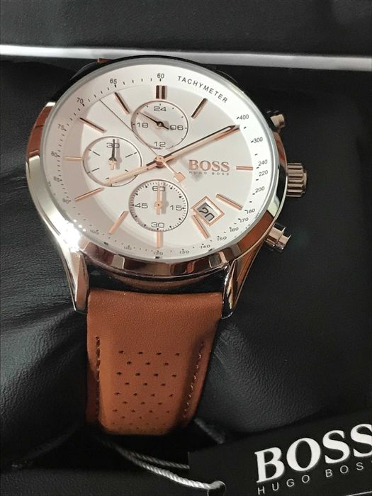 Relógio Hugo Boss Castanho & Branco