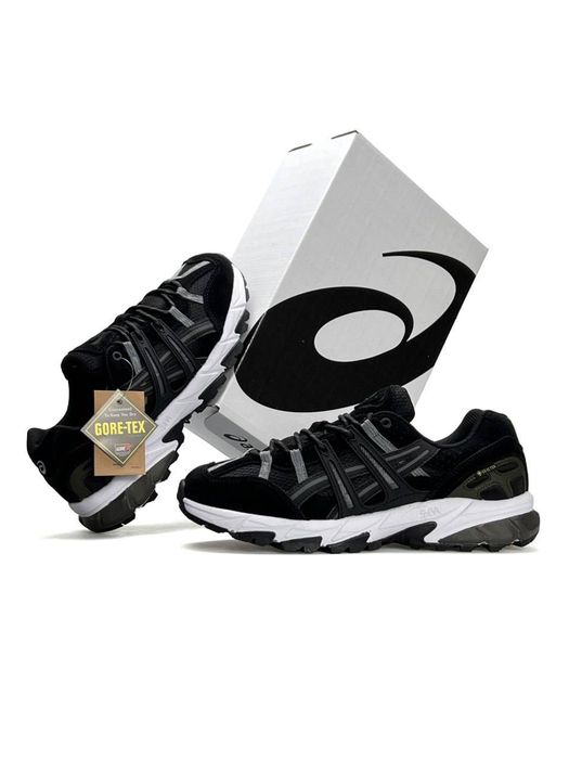 Кросівки осінні ASICS Gel-Sonoma 15-50 Gore-Tex Black/White premium | Кроссовки Асикс чоловічі