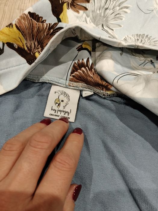 Niebieska bluza 80/86 cm Hey popinjay