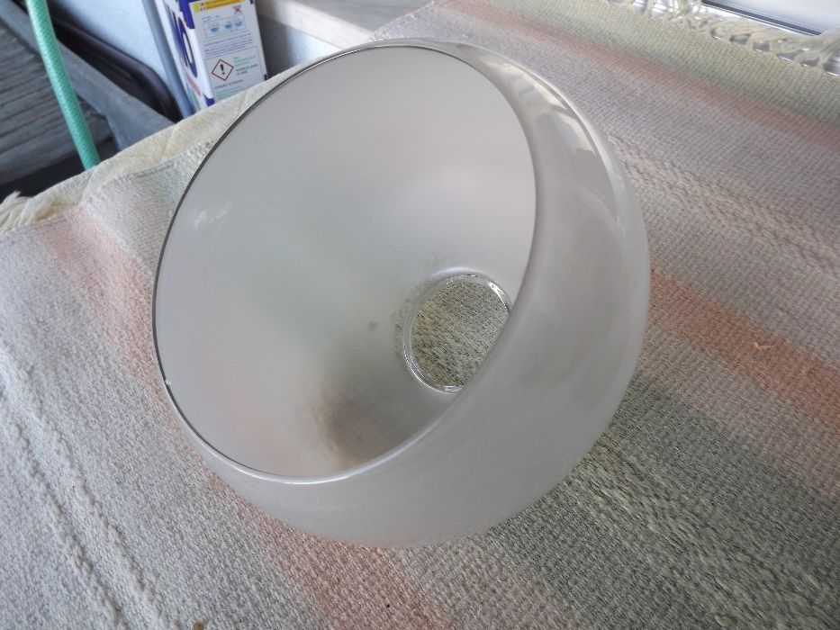 Globo vidro antigo para candeeiros