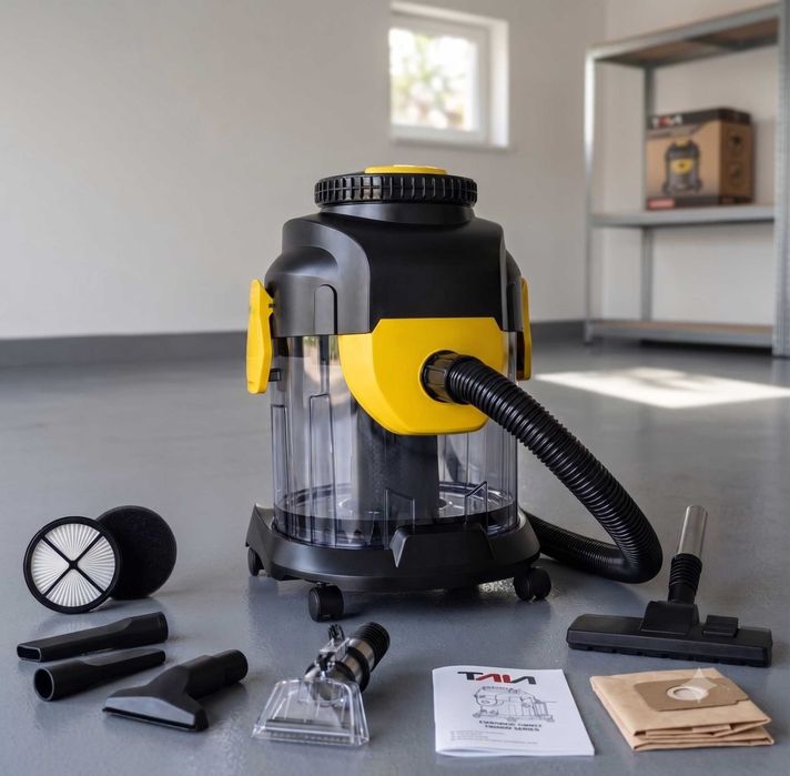 NOWY Odkurzacz Piorący 2200W Pranie Tapicerki Dywanów Mokro Sucho Nadmuch HEPA 15L 4w1