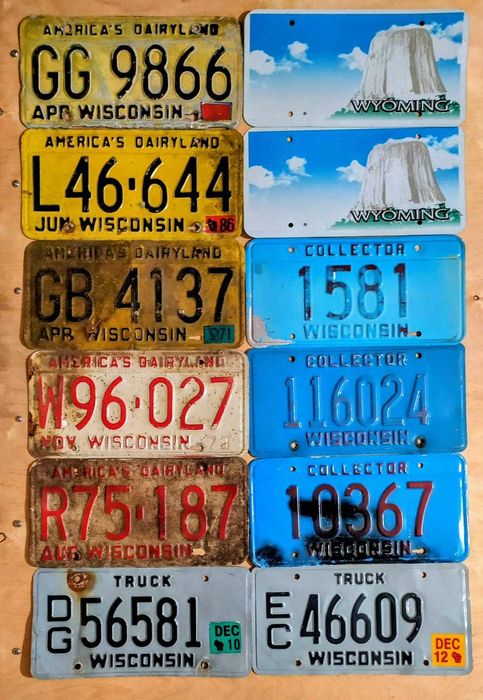 Американские номерные знаки США Автомобильный номер США