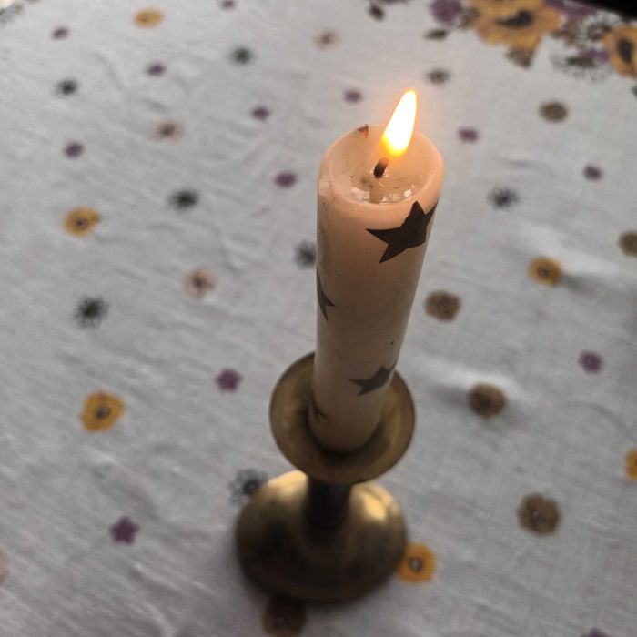 Vintage - świecznik stojący