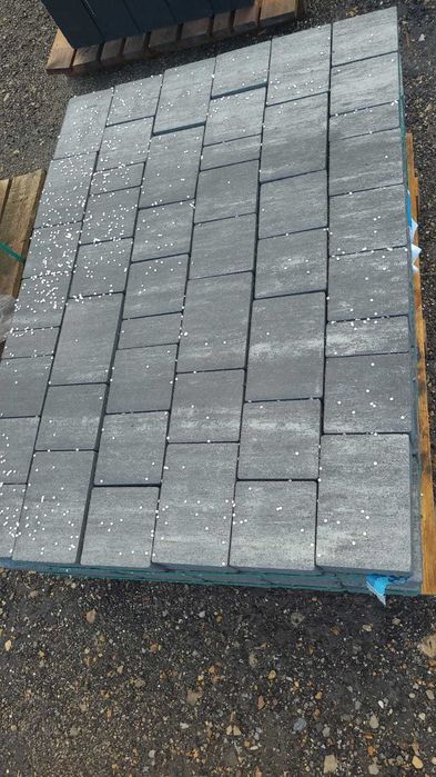 Kostka Brukowa Polbruk  Napoli 6 cm nerino,latte,galia,barwy jesieni