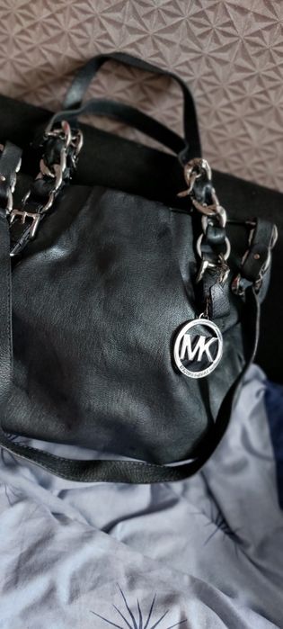Michael Kors torebka perłowo popielata.Nowa.Duża