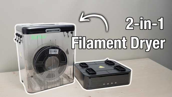 Caixa seca de filamento SUNLU SP2, caixa seca, impressão 3D