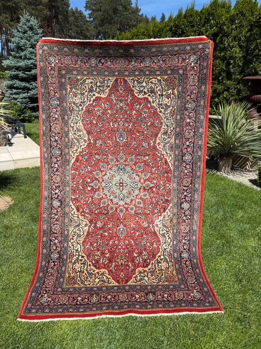 Dywan Kaszmirowy Perski R. Tkany Iran Keshan 220x135 galeria 11 tyś