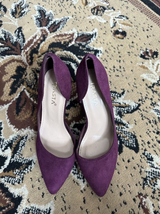 Туфли женские замшевые