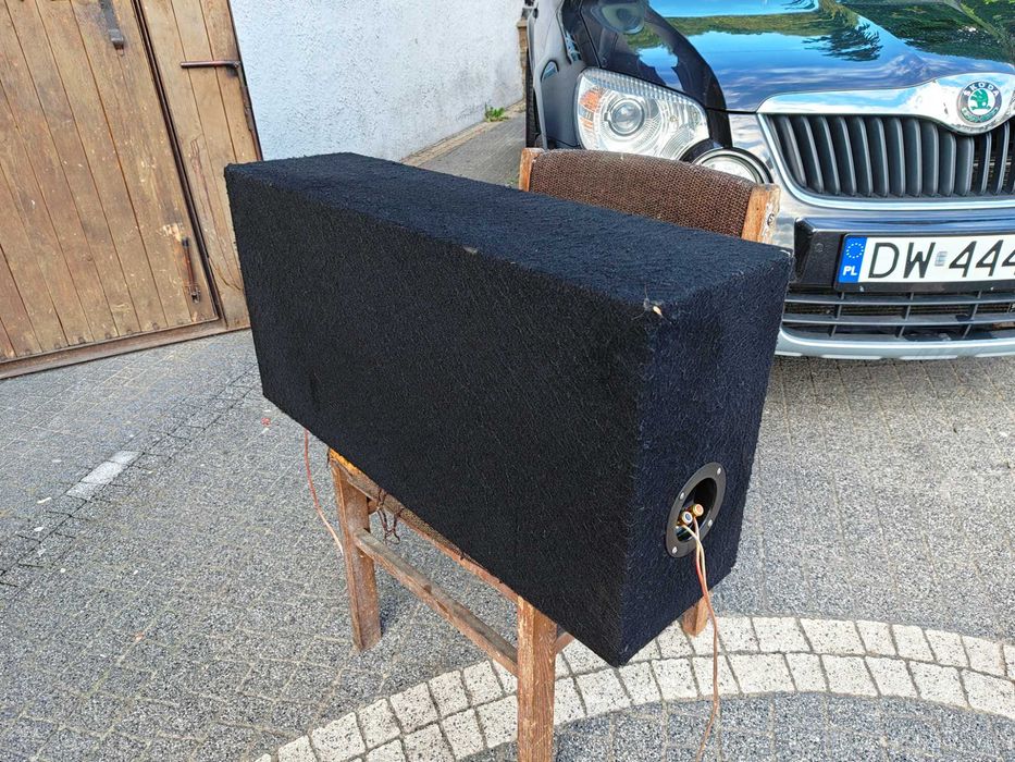Skrzynia tuba basowa bassowa subwoofer dual 2x Crunch GTI84, Wysyłka darmowa!