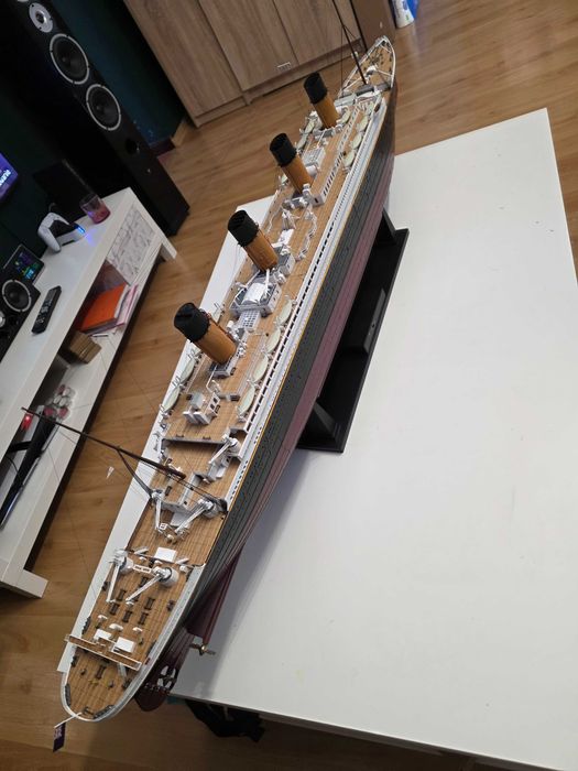Titanic model z kolekcji Hachette złożony