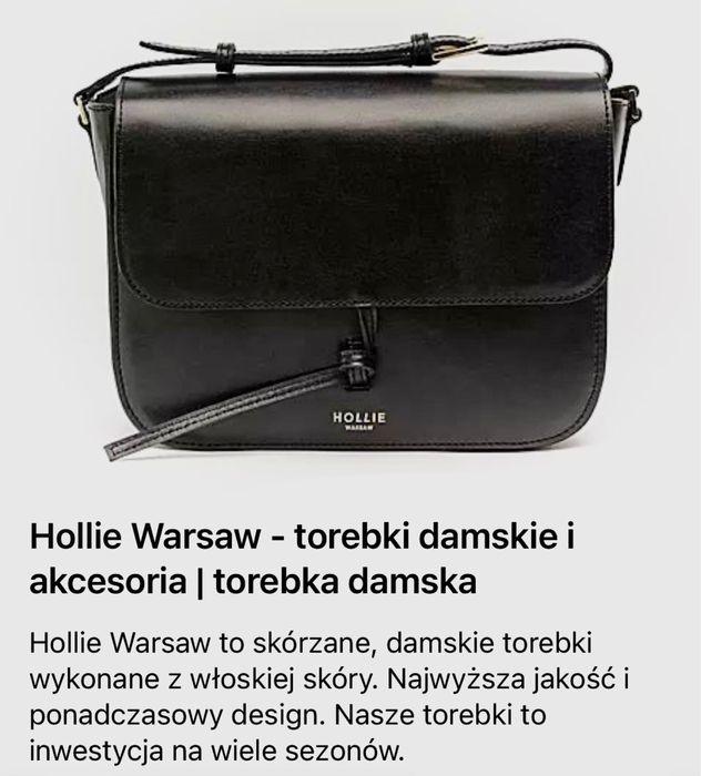HOLLIE WARSAW - torebka  skóra naturalna