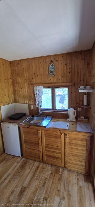 Drewniany domek letniskowy