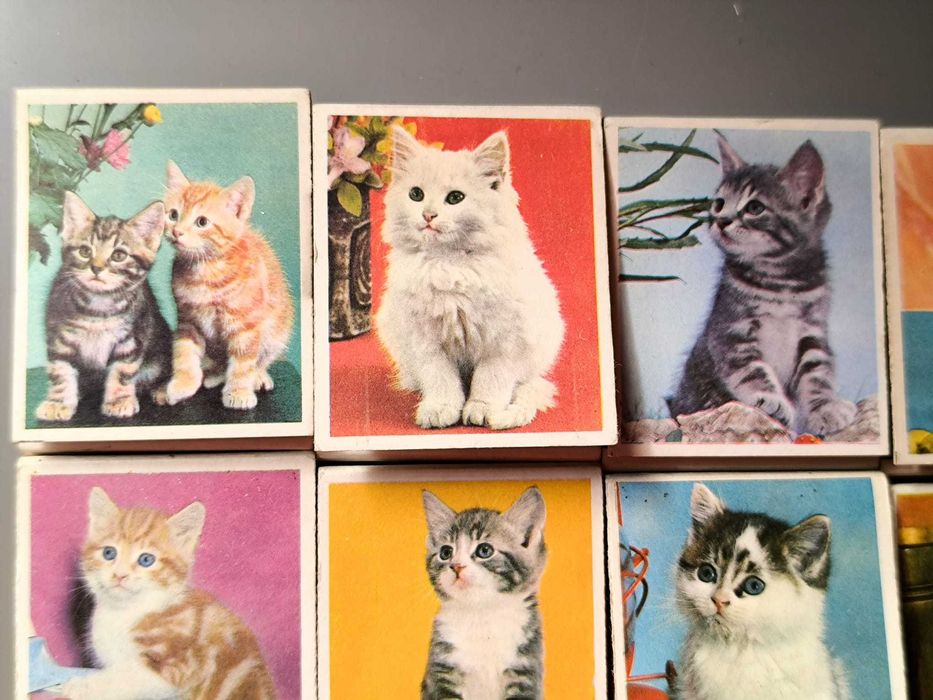 Coleção Fósforos Série Gatos - Estado Impecável