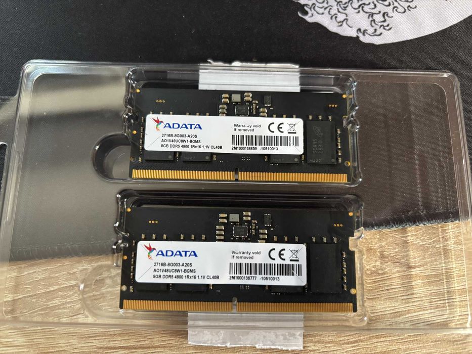 Kości Ram Adata 2x8GB DDR5 4800 CL40B