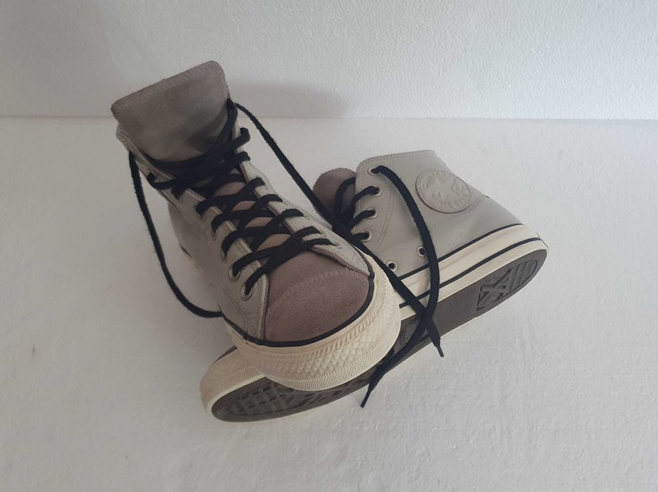 Ténis Converse All Star Chuck Taylor - Botas em pele originais nr. 40