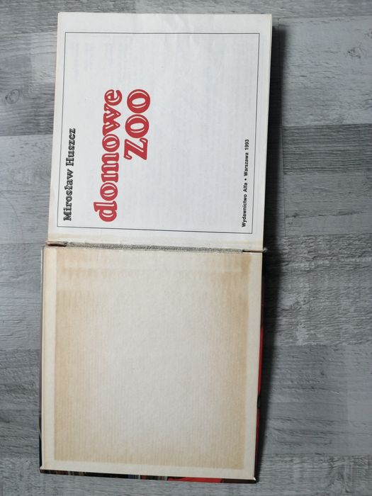 Książka "domowe zoo"