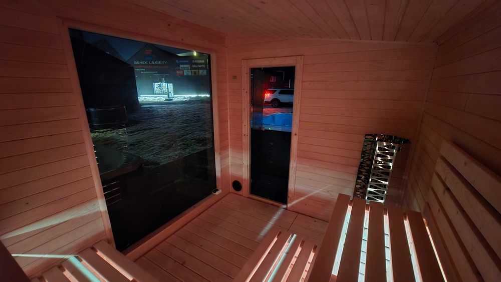 Sauna ogrodowa, beczka, bania, szkieletowa --od producenta--