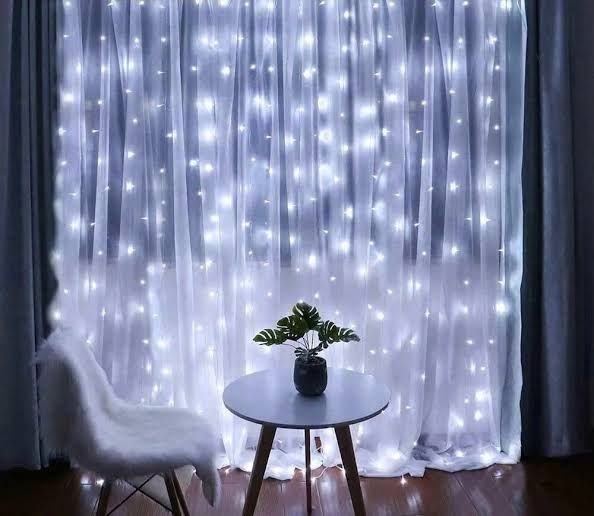 Гірлянда роса led штора 3×3м usb