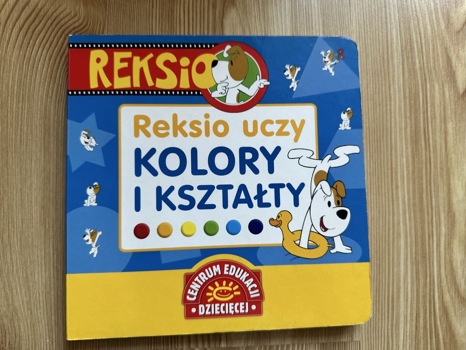 Książeczka dla maluszka Reksio koloru i kształty