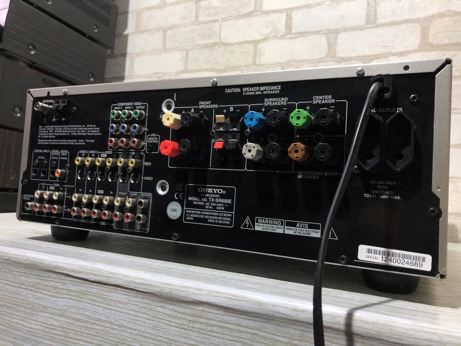 6.1АV Стерео ресивер/підсилювач  Onkyo TX-SR600 2х115Вт