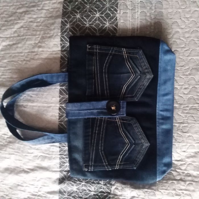 Torebka damska patchworkowa handmade