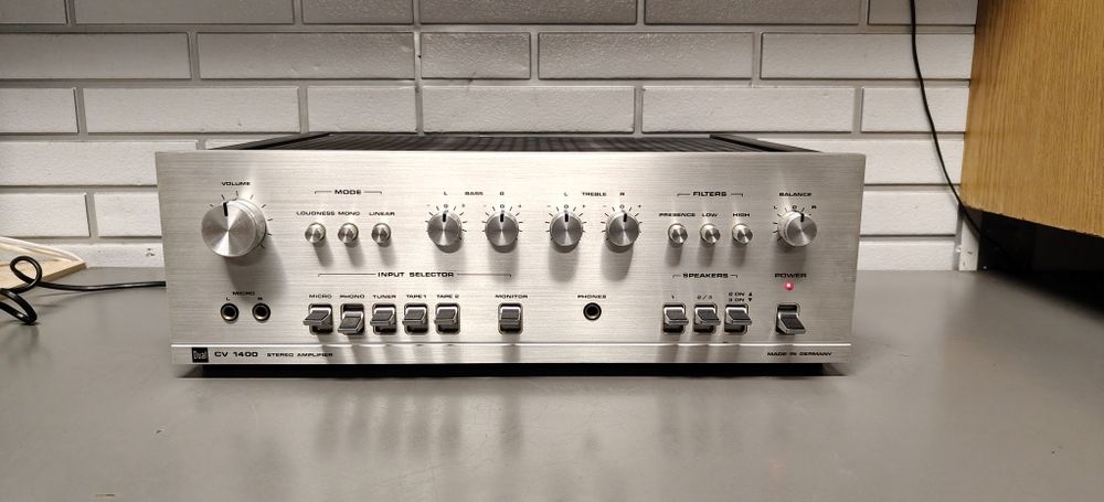 Potężny wzmacniacz DUAL CV-1400 hi-fi stereo.