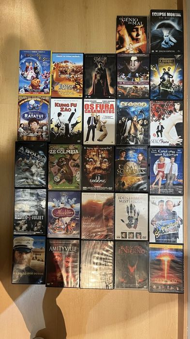 Lotes de DVDs Originais – Vários Géneros | Coleção Completa