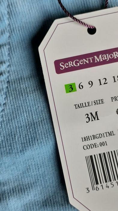 Костюмчик SERGENT MAJOR на 3 месяца ( 59см )