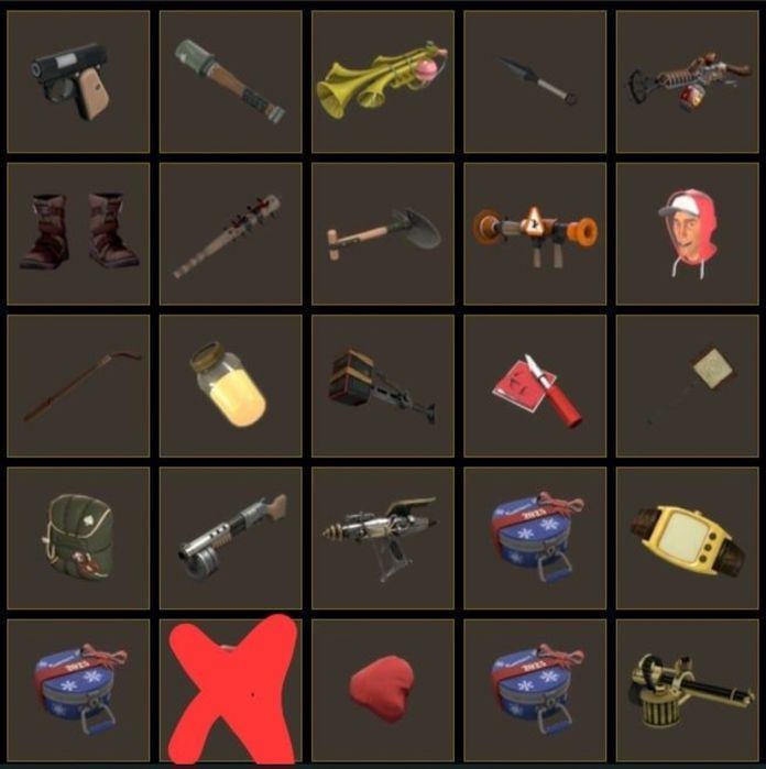 Продаю вещи и аксесуары в игре TF2