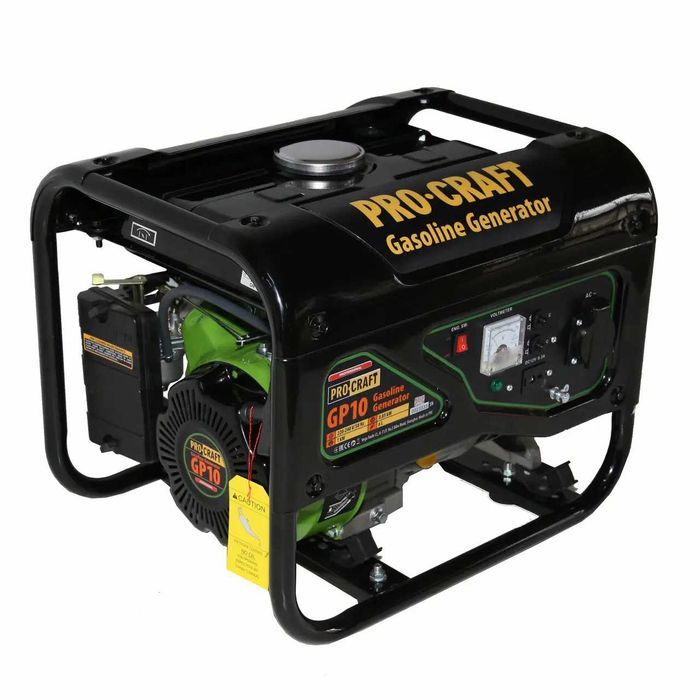 Економний генератор для освітлення і  газового котла procraft GP 10