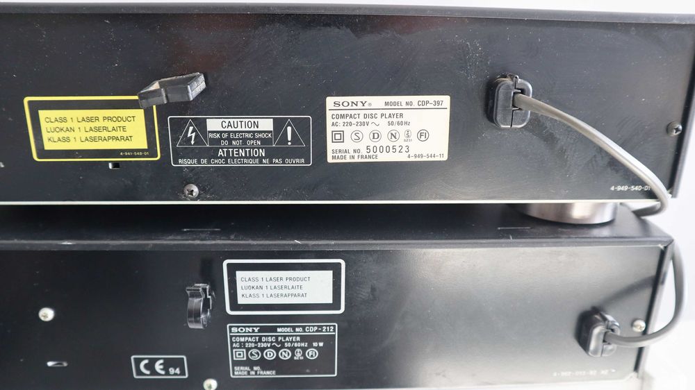 Cd проигрыватель CD SONY CDP-397  SONY CDP-212