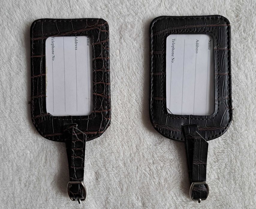 Zawieszka bagażowa, identyfikator, wizytownik do bagażu lub do kluczy